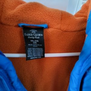 Faded glory blue Winter puffer jacket size 18 xxl for boys